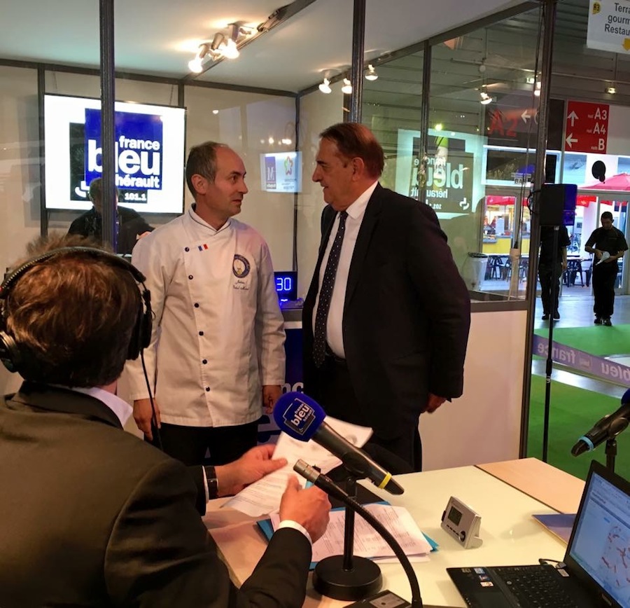 Le Chef Jérôme Billod-Morel sur France Bleu Hérault